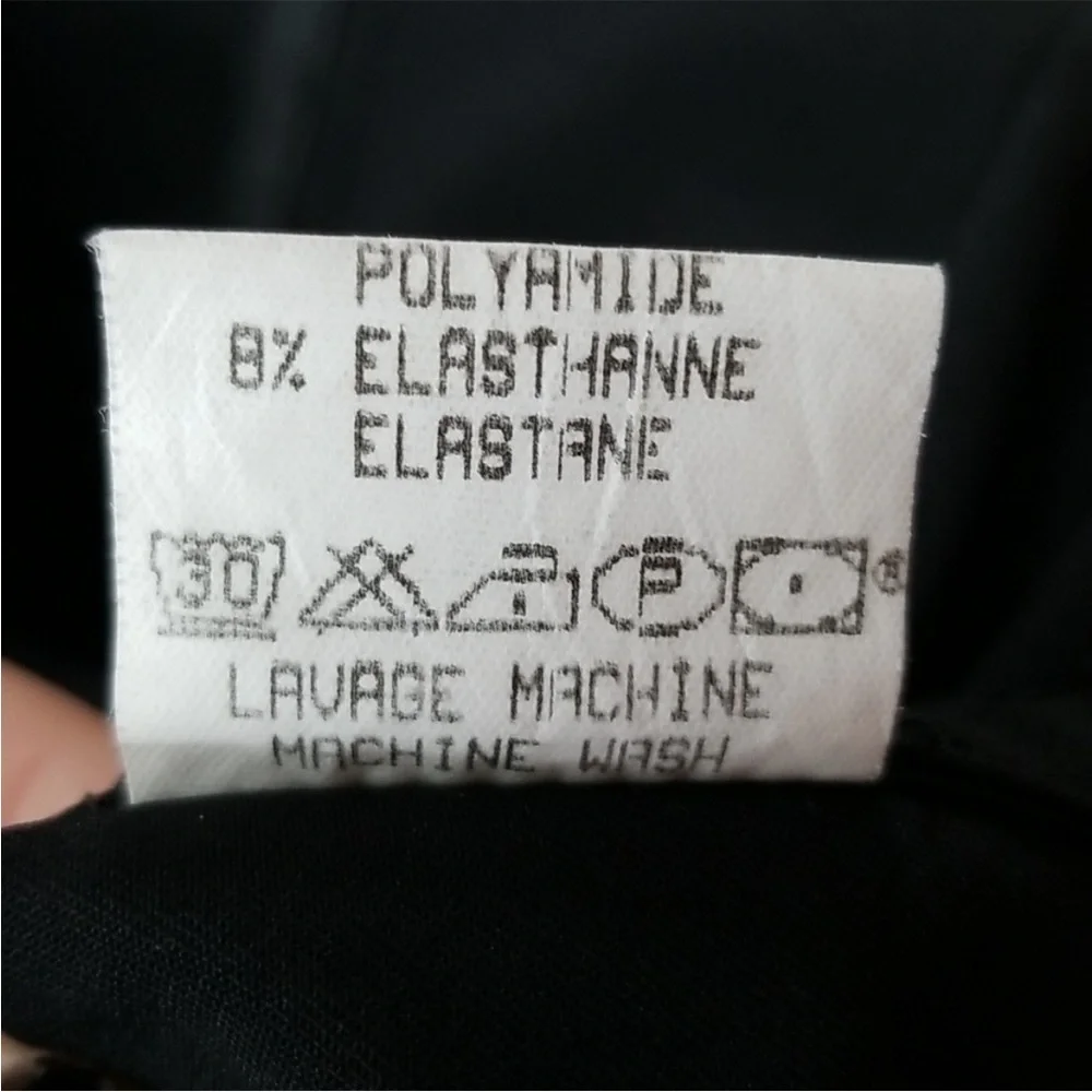 🇫🇷 Y2K Black Military Jacket Size Small - Picture 3 of 9